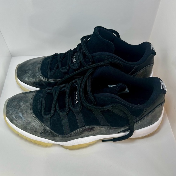 NIKE Air Jordan’s Retro Low Barons Men’s 11.5 Sneakers, Lace Ups, Excellent Con. - Picture 3 of 12
